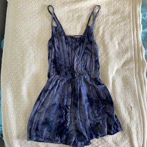 Fashion Nova romper. Very breathable and mix of dark blue and light blue